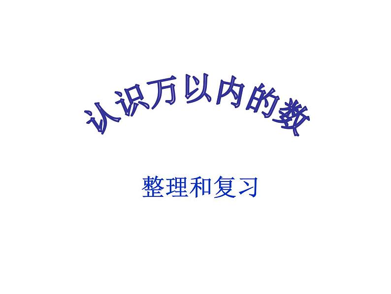 4.10认识万以内的数 复习 课件01