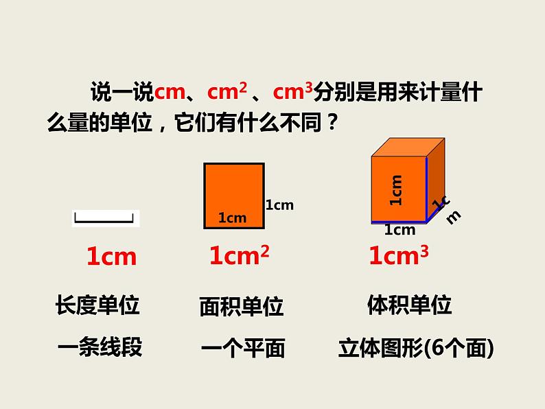 西师大版小学数学五下 3.3体积与体积单位 课件第7页