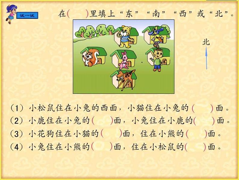 二年级下册数学课件-3.1  认识东北，东南，西南，西北丨苏教版（共12张PPT）第5页