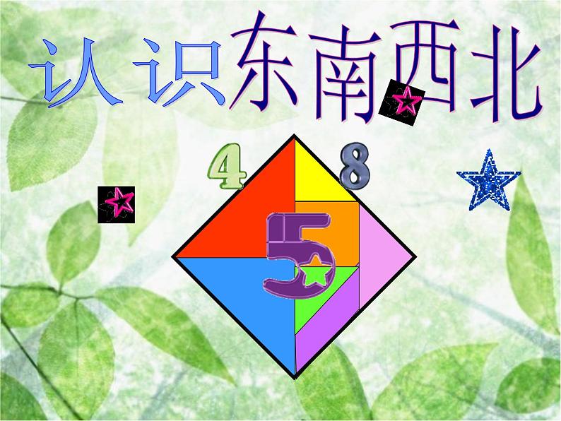 二年级下册数学课件-3.1  认识东南西北丨苏教版（共17张PPT）第1页