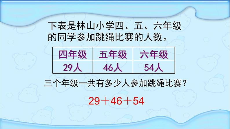 苏教版小学数学四下 6.2应用加法运算律进行简便计算 课件08