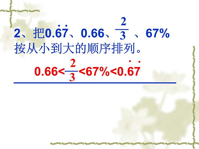 1.3百分数 整理与复习 课件第7页