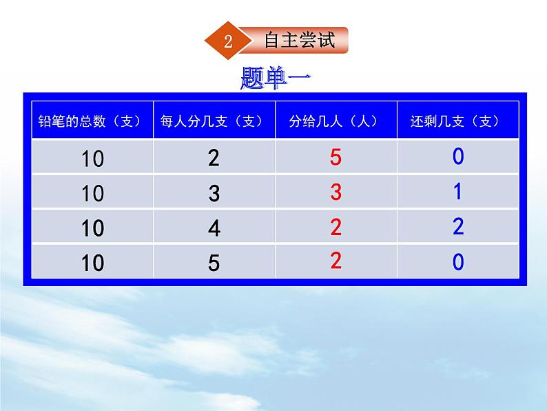 西师大版小学数学二下 8.4有余数的除法 课件第6页