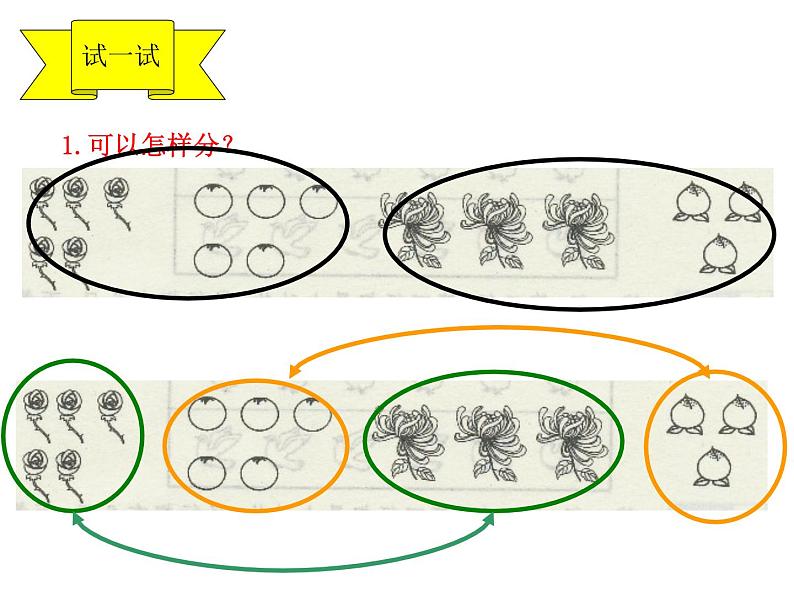 西师大版小学数学二下 7.1分一分 课件第5页