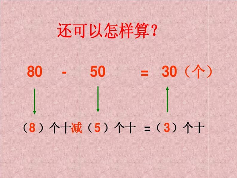 西师大版小学数学二下 3.1整十、整百数的加减 课件第8页