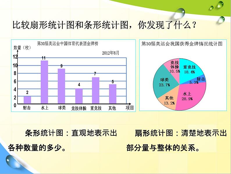 青岛版五四制五年级下册 7.1扇形统计图 课件08