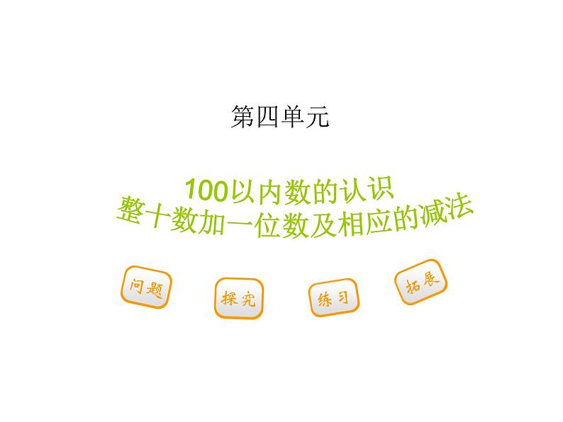 3.3整十数加一位数及相应的减法   课件第1页