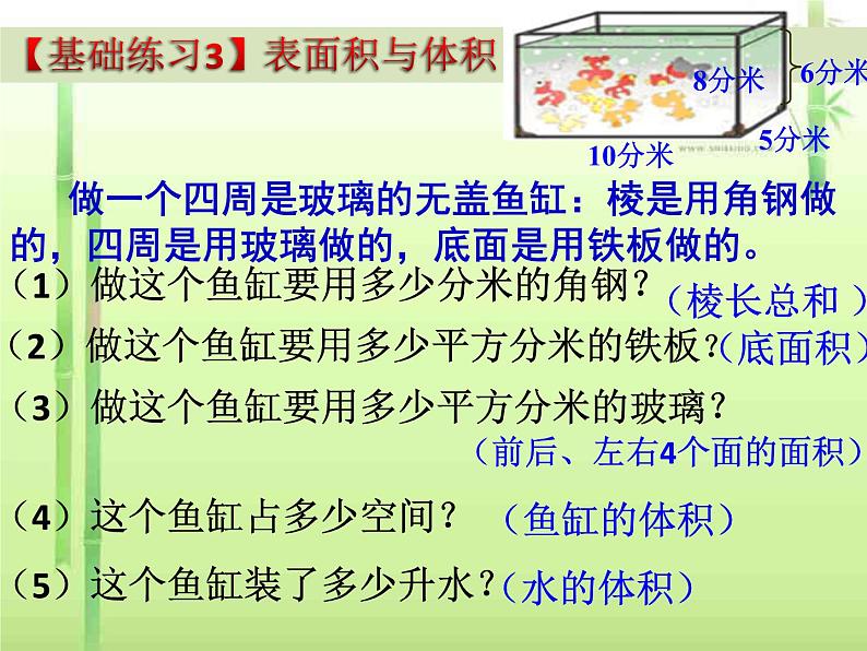 总复习  长方体正方体 课件第5页