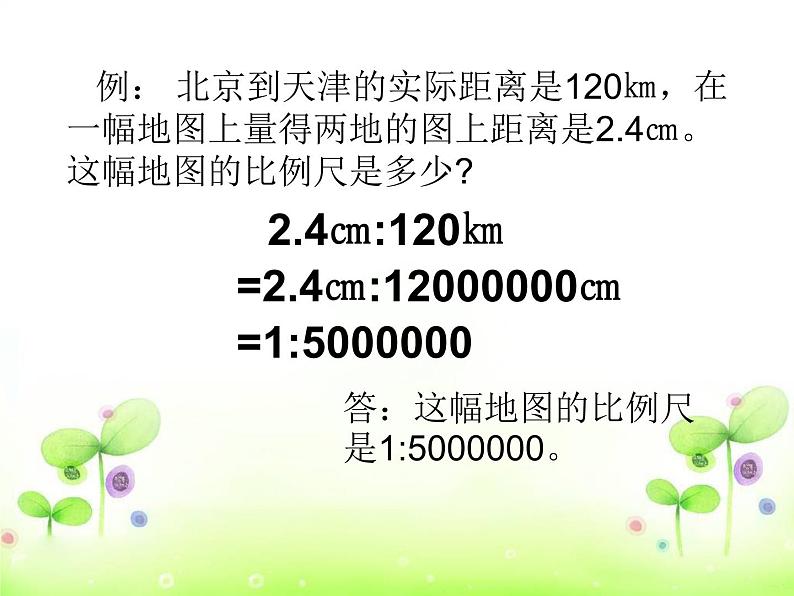 4.1比例尺   课件第6页