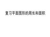 总复习  平面图形的周长和面积 课件