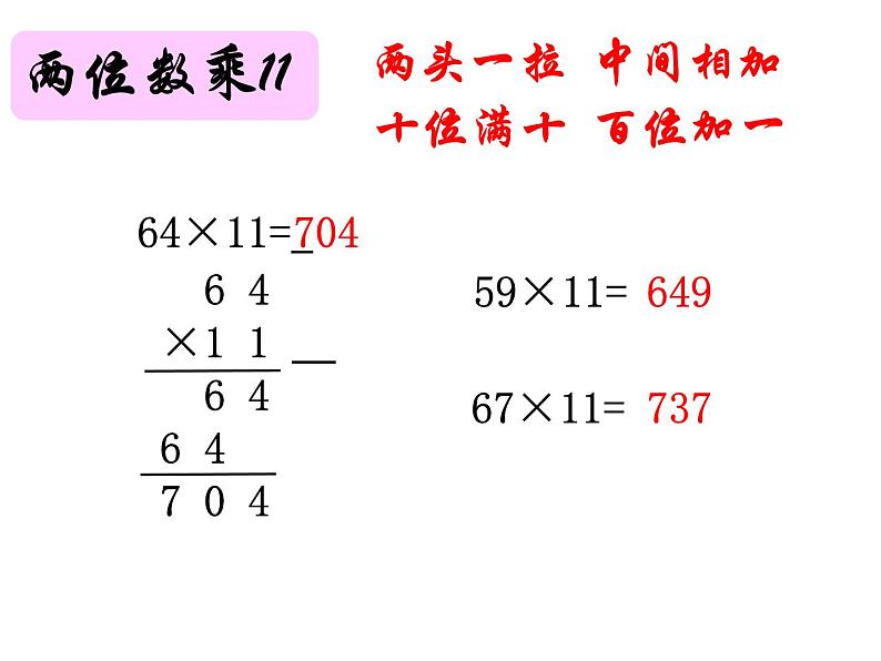 有趣的乘法计算 课件07