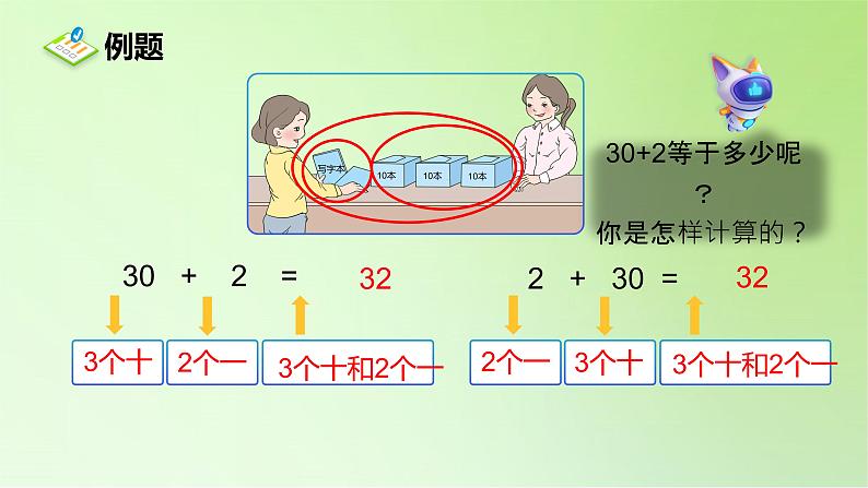 2021-2022学年一年级下学期数学第四单元4.3整十数加一位数及相应的减法（课件）第8页