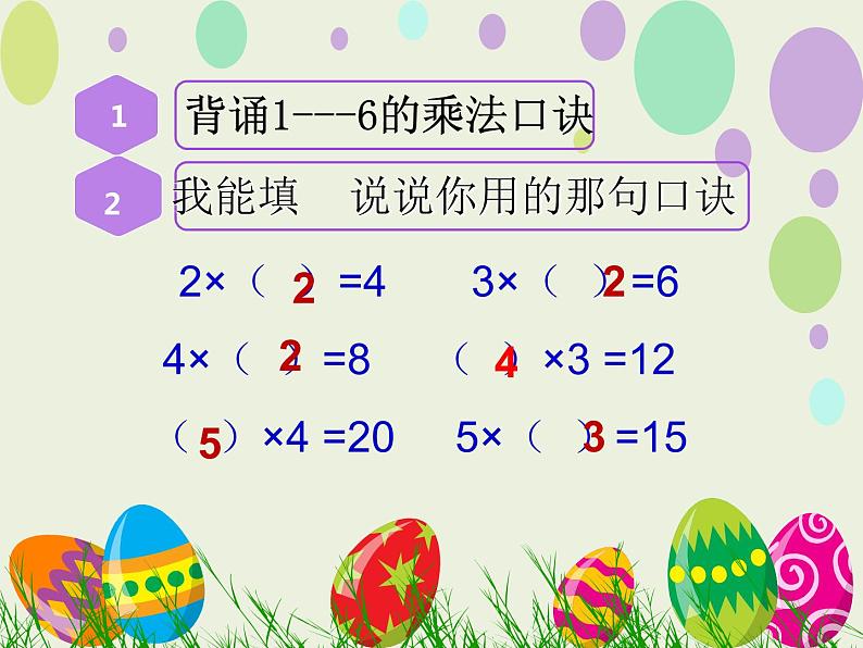 小学数学 苏教课标版 二年级上册 6用1～6的乘法口诀求商 除法 课件第2页