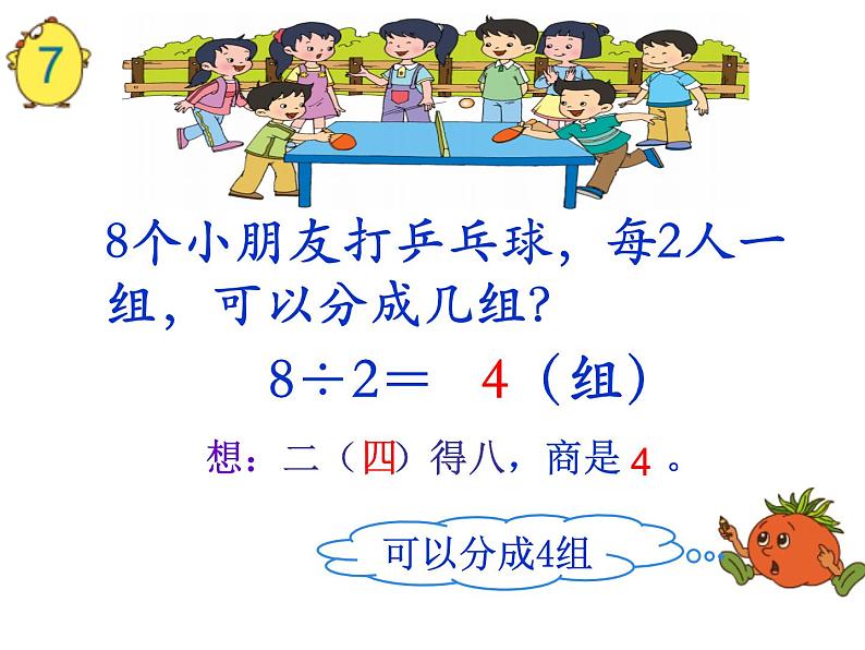 小学数学 苏教课标版 二年级上册 6用1～6的乘法口诀求商 除法 课件05