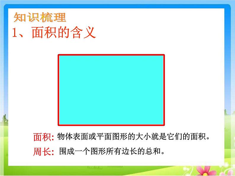 10.4期末复习 长方形和正方形的面积复习 课件04