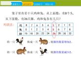 小学数学 北京课标版 五年级上册 鸡兔同笼问题   课件