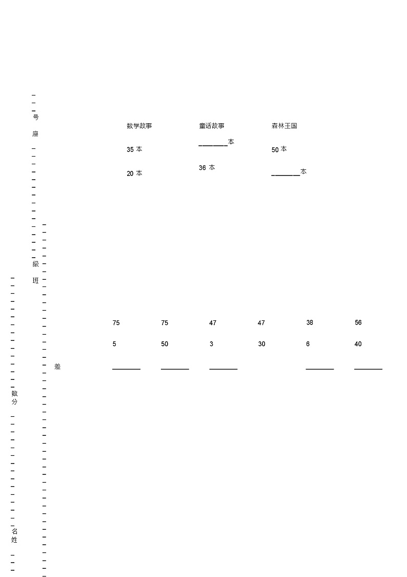 2018-2019年淮安市淮阴区渔沟镇渔中心小学一年级下册数学复习题含答案01