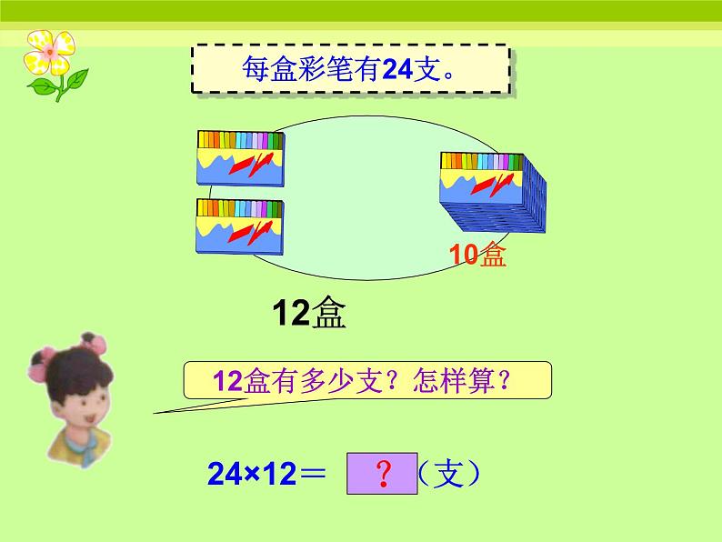 冀教版小学数学三下 2.1.1两位数乘两位数（不进位） 课件第6页