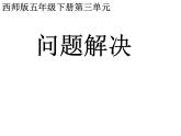 西師大版小學數(shù)學五下 3.5問題解決 課件