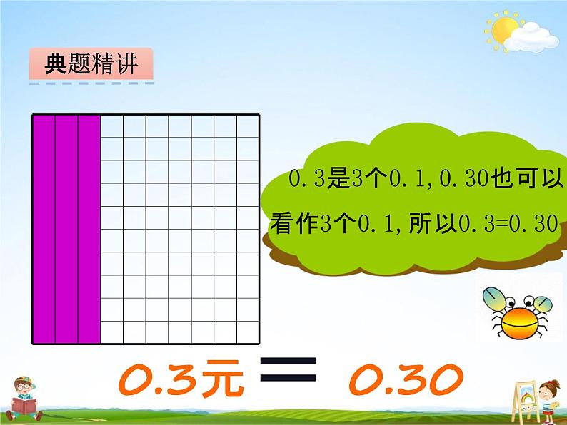 冀教版四年级数学下册《6-3 小数的性质》课堂教学课件PPT05