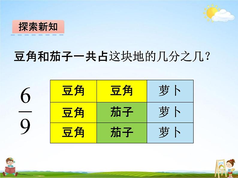 冀教版四年级数学下册《5-6 分数加减法》课堂教学课件PPT第4页