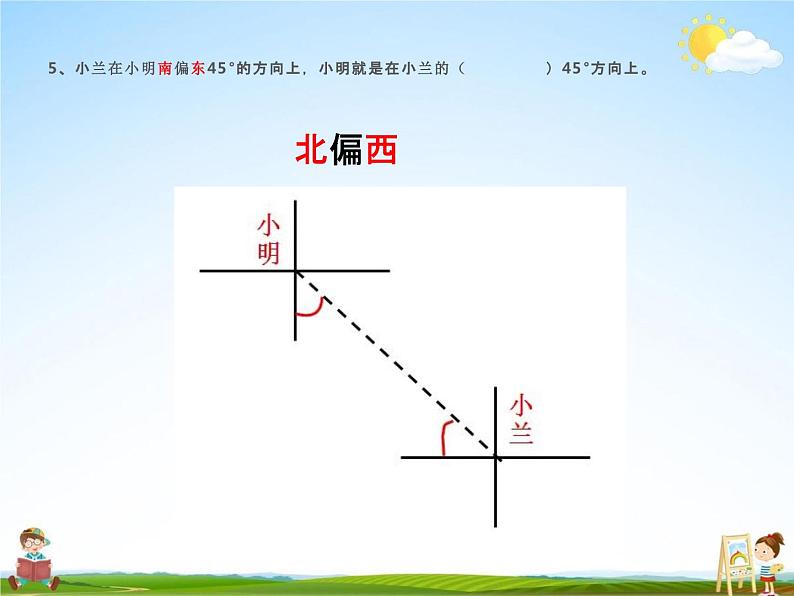 冀教版六年级数学下册《6-9 图形与位置》课堂教学课件PPT第6页