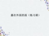 北师大版五年级下册 露在外面的面 练习课课件PPT