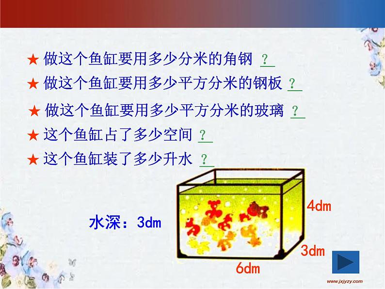 长方体和正方体的整理与复习 优质课件第7页