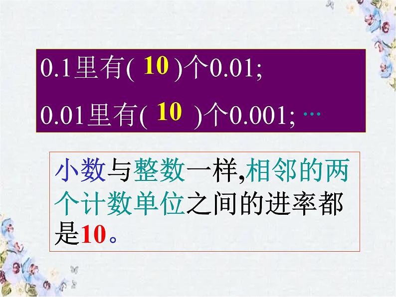 小数的意义和性质 复习课 含三套题组课件PPT第5页