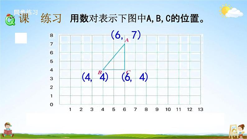 苏教版四年级数学下册《8-2 用数对表示物体位置（2）》课堂教学课件第5页