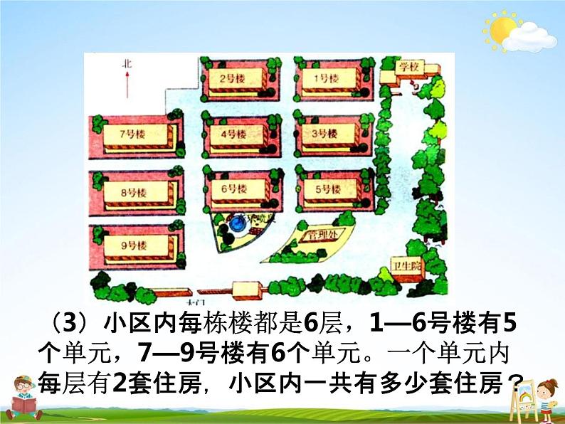 冀教版六年级数学下册《6-14 生活小区》课堂教学课件PPT06