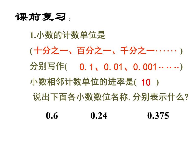 冀教版小学数学五下 2.3分数和小数的互化 课件第3页