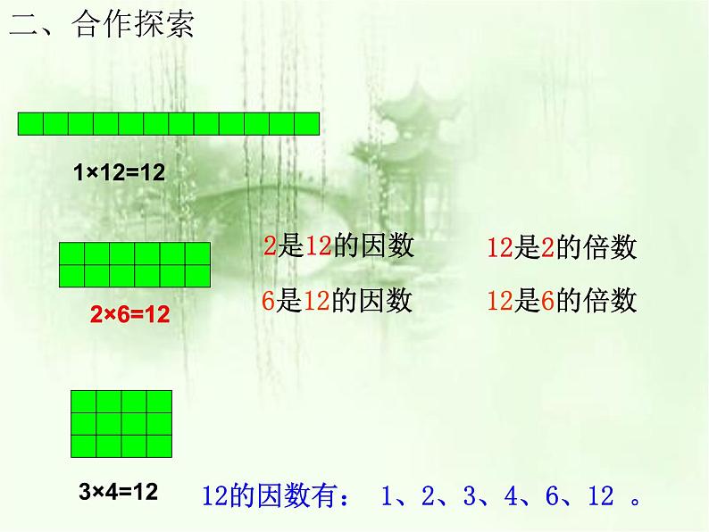 小学数学青岛版五四制四年级下册 3.1因数和倍数 课件04