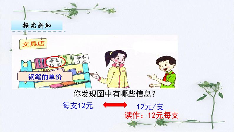 苏教版小学数学四下 3.2常见的数量关系 课件第6页