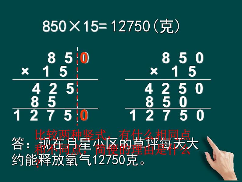 苏教版小学数学四下 3.5乘数末尾有0的乘法 课件03