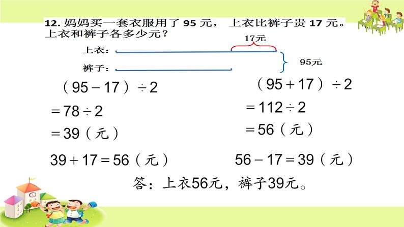 苏教版小学数学四下 5.3解决问题策略的练习 课件第3页