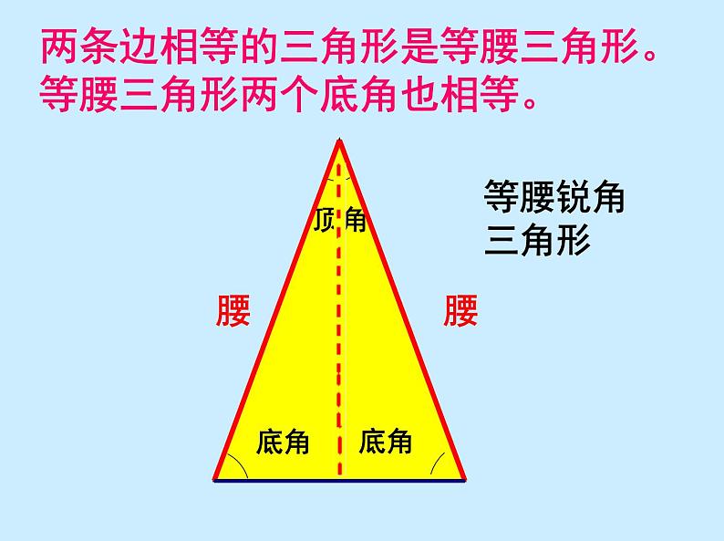 苏教版小学数学四下 7.5等腰三角形和等边三角形 课件第7页