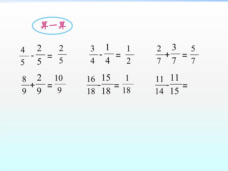 青岛版五下数学 5.2异分母分数加减法 课件第2页