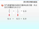 青岛版五下数学 5.2异分母分数加减法 课件