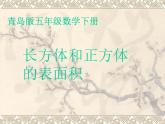 青岛版五下数学 7.2长方体和正方体的表面积 课件