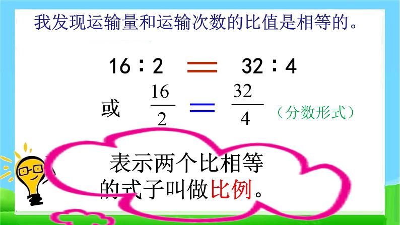 青岛版六下数学 3.1.1比例的意义 课件05