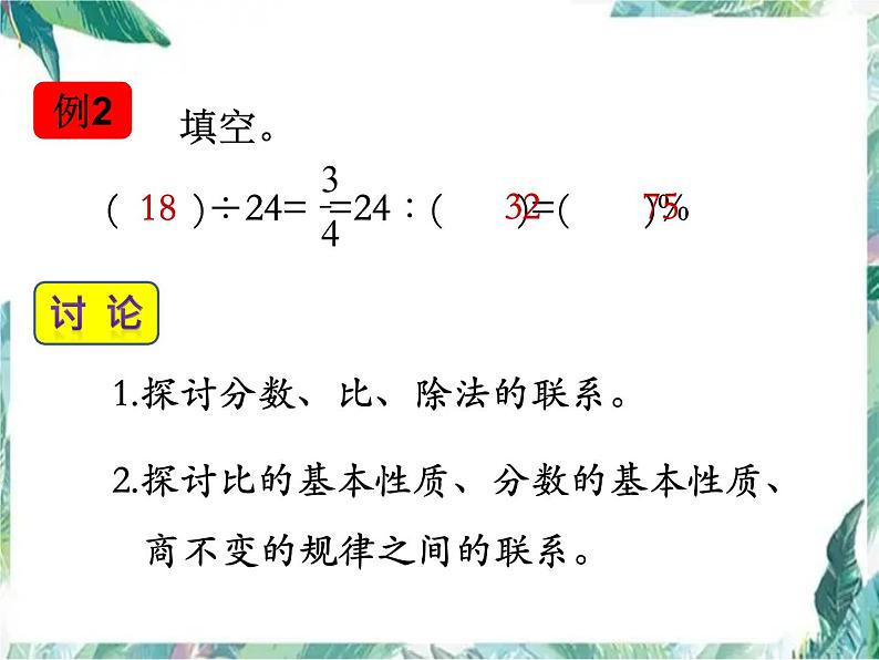 人教版六年级数学 比和比例  优质课件第4页