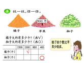 西師大版小學(xué)數(shù)學(xué)二下 1.4較大數(shù)的估計(jì) 課件
