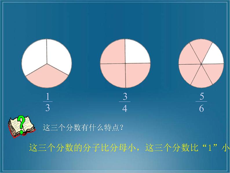 西师大版小学数学五下 2.2真分数、假分数 课件第4页