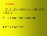 小学数学西师大版六年级下 总复习 数与代数 数的认识（1） 课件