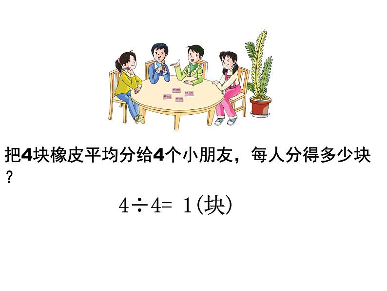 小学数学青岛版五四制四年级下册 5.2分数与除法的关系 课件第4页