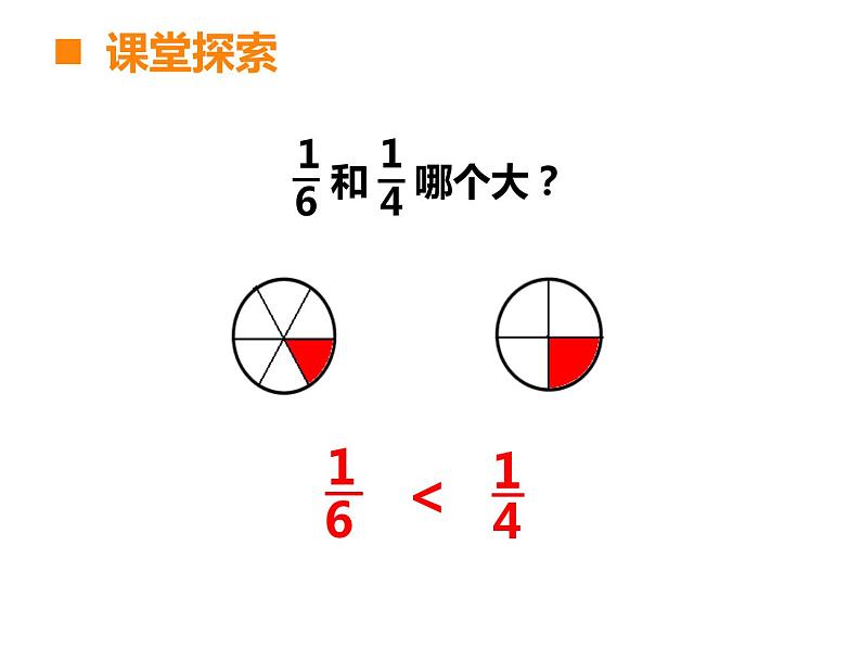 冀教版小学数学五下 2.2.1异分母分数大小的比较 课件第6页