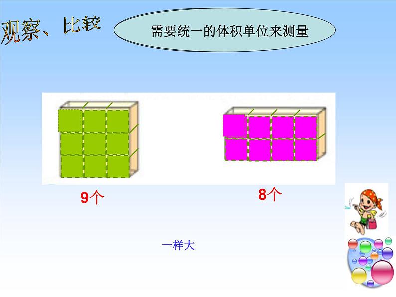 冀教版小学数学五下 5.1.1体积和体积单位 课件08