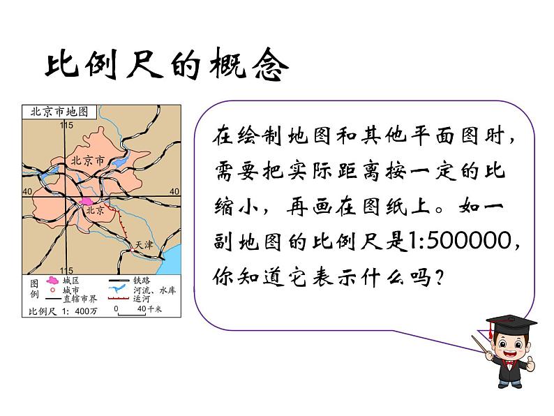 六年级下册数学课件 2.4 比例尺 北京版21张PPT)06