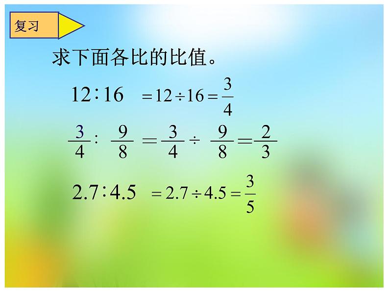 六年级下册数学课件 2.3 比例的意义 北京版 （22张PPT）第2页